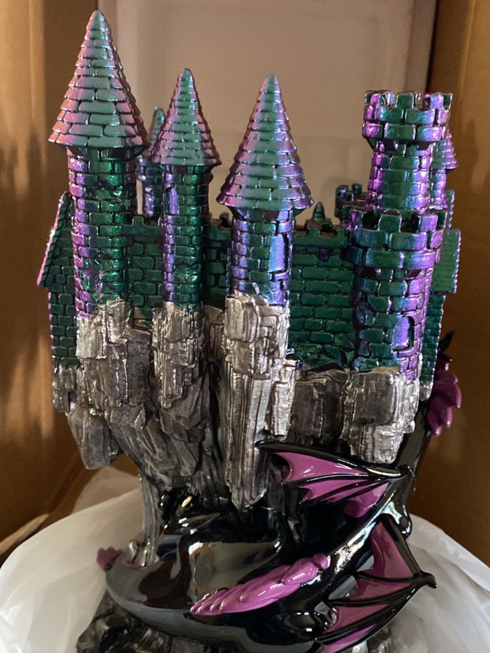 Disney Villains Maleficent Dragon Castle Candle Holder
